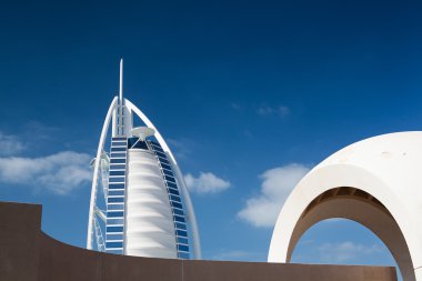 Burj Al Arab hotel clipart