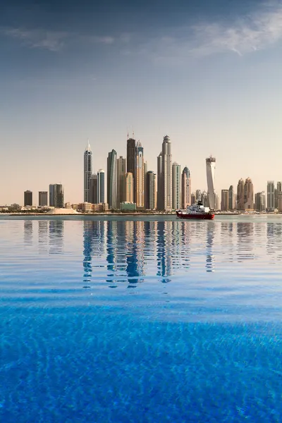 O panorama de Dubai — Fotografia de Stock
