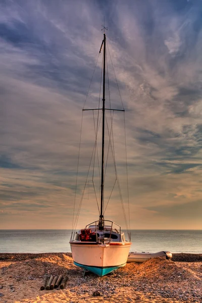 Lo yacht bianco — Foto Stock