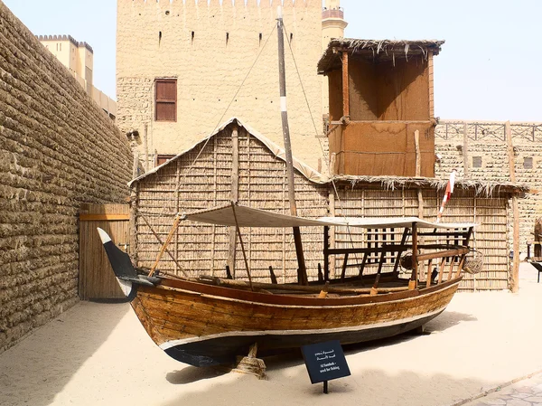 Tradycyjny drewniany statek arabski — Zdjęcie stockowe