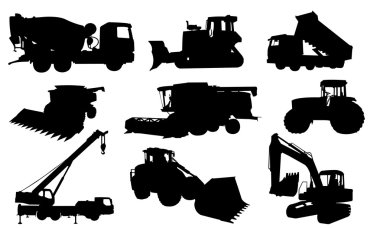 Heavy equipment clipart