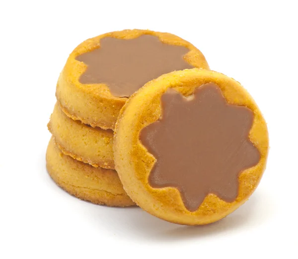 Star chocolate biscuits
