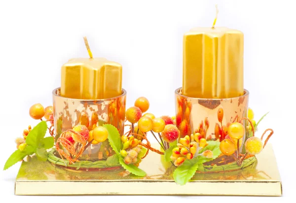 Two candles — Stock Photo, Image