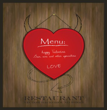 vektör yazı tahtası kalp valentine love kırmızı