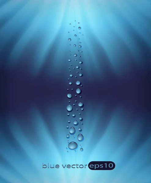 stock vector Vector blue background water