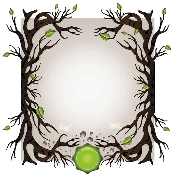 Raster Bio background tree — Stock Photo, Image