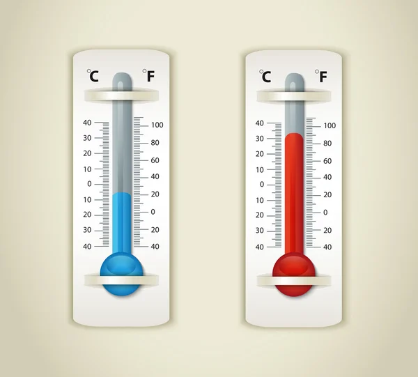 Растровый термометр — стоковое фото