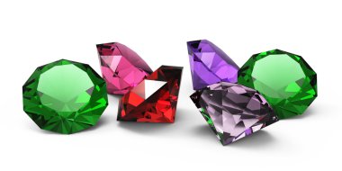 Beautiful gems clipart