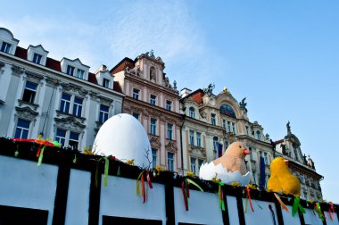 Easter in Prague clipart