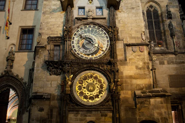Astronomiska klockan i Prag — Stockfoto