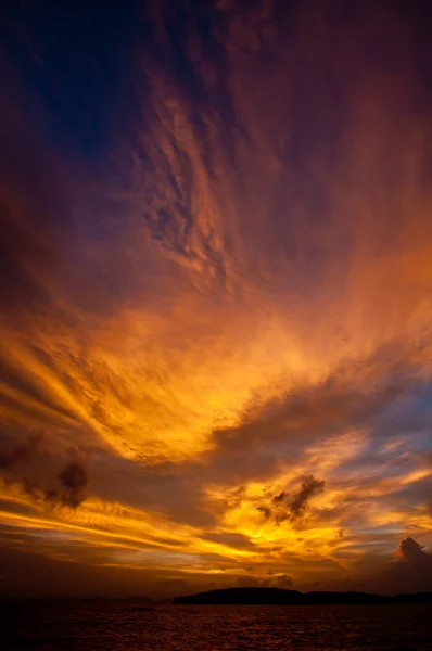 stock image Sunset near equator