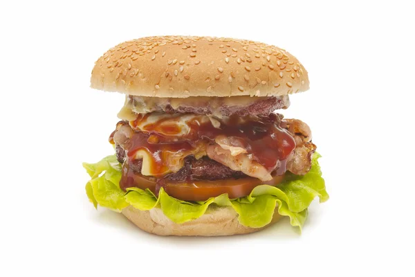 Baked hamburger — Stock Photo, Image