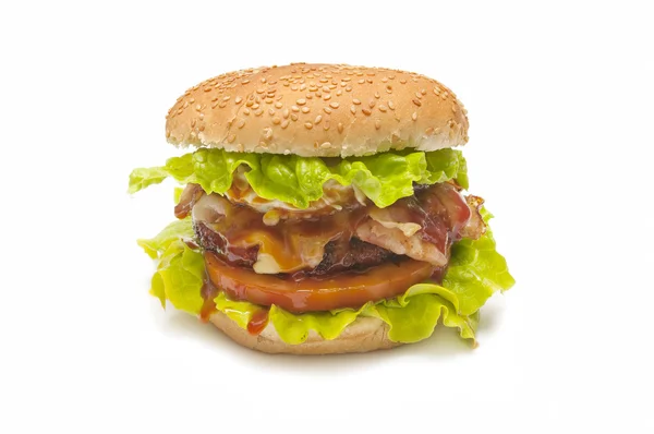 Baked hamburger — Stock Photo, Image