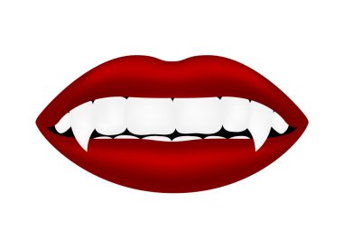Vampire mouth clipart