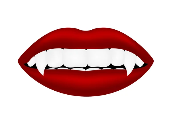 Vampier mond — Stockvector