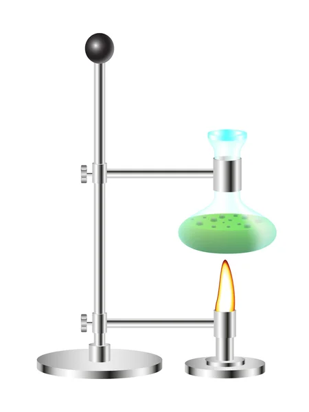 Laboratoriumapparatuur — Stockvector