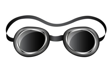 Retro motorcycle goggles clipart