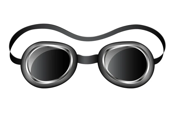 Retro motorcycle goggles — Stock Vector