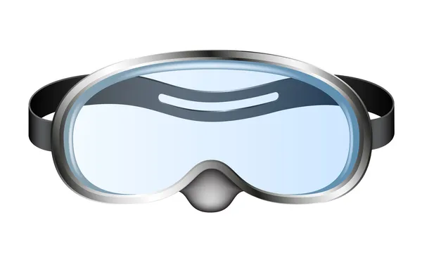 Occhiali subacquei (maschera subacquea ) — Vettoriale Stock