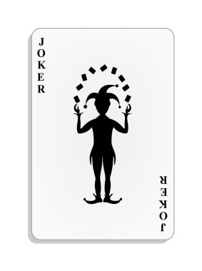 Playing card - Joker clipart