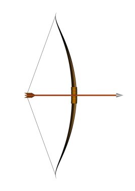 Bow and arrow clipart