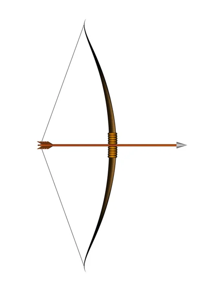 Bow and arrow — Stock Vector