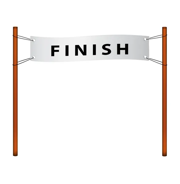 Finishline — Stockvector