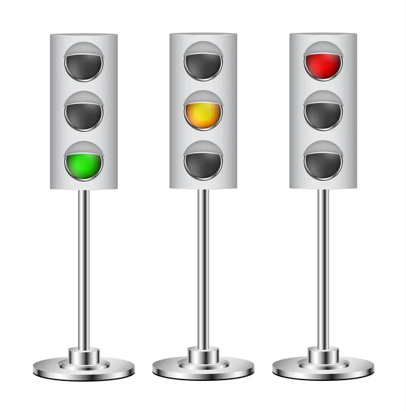 Traffic lights — Stock Vector