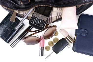 Content of Women's handbag clipart