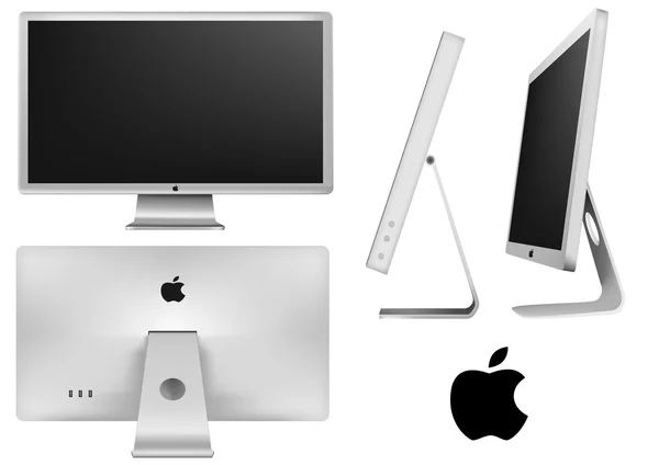 Apple monitor kino — Stockový vektor