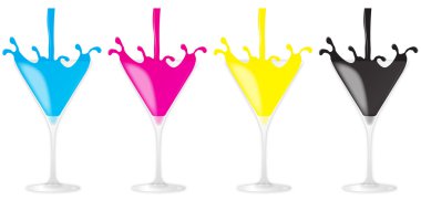 cmyk colors clipart