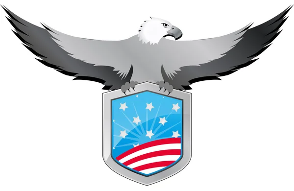 Щит орла США — стоковый вектор