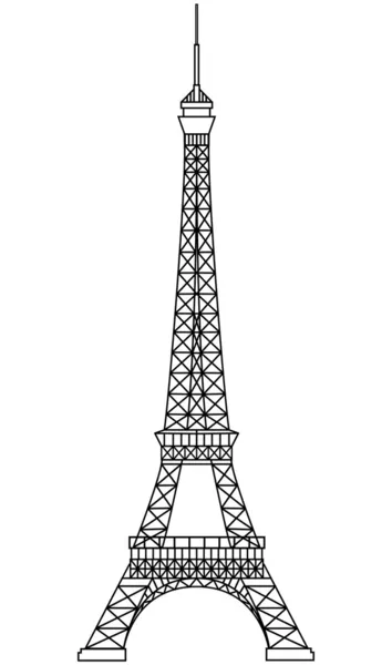 Tour Eiffel — Stok Vektör