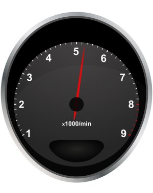 rev counter clipart