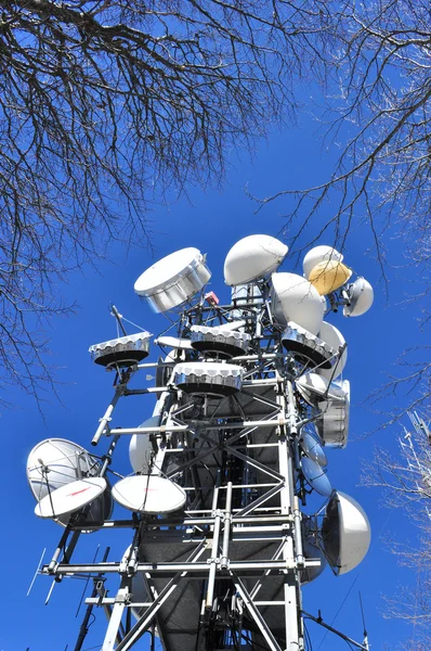 Antennes voor telecommunicatie — Stockfoto