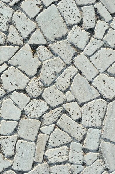 Trottoaren texturer. vita stenar — Stockfoto