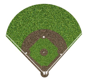 Baseball field clipart