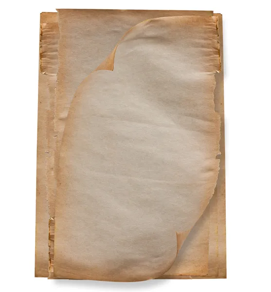 Старая бумажная стопка — стоковое фото