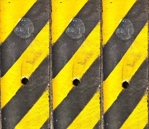 Linha amarela preta — Fotografia de Stock