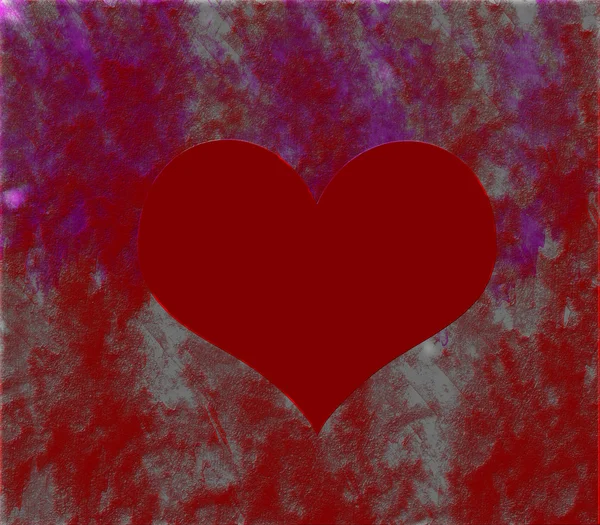 Grunge heart shape — Stock Photo, Image
