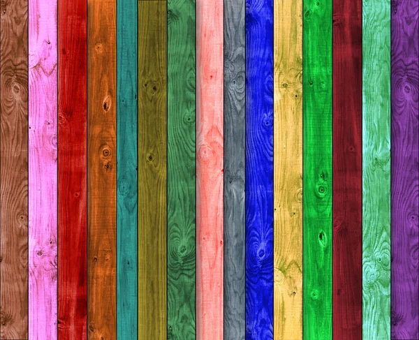 Madeira multicolorida — Fotografia de Stock