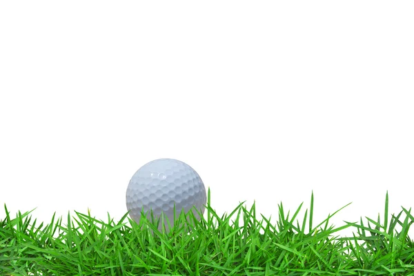 Beyaz golf topu — Stok fotoğraf