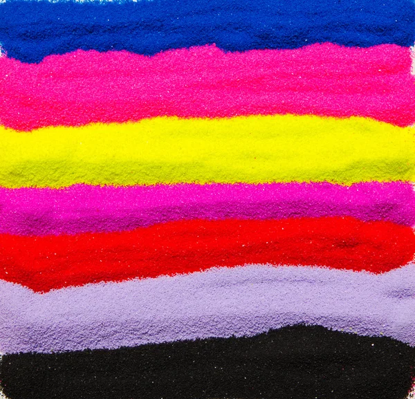 Multicolor sand — Stock Photo, Image