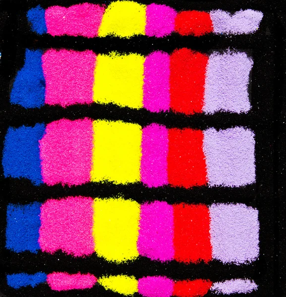 Multicolor piasku — Zdjęcie stockowe