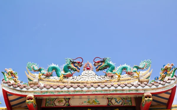 Dargon on roof — Stock Photo, Image