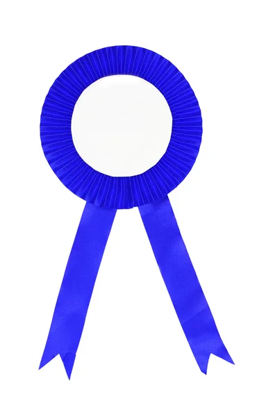 stock image Blue award ribbon