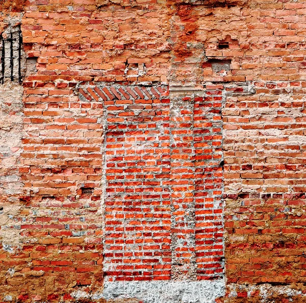Antiguo muro de ladrillo — Foto de Stock