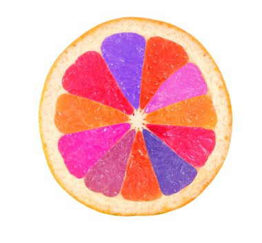 Multicolor fruit clipart