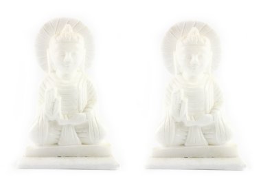 White buddha clipart