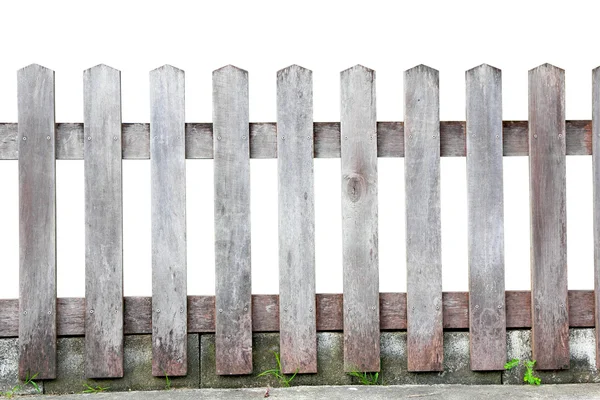 旧木篱笆 — 图库照片